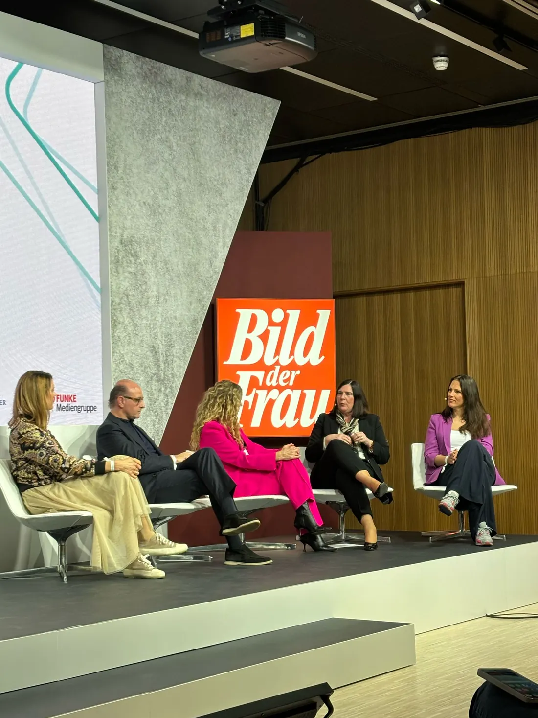 Ira Schiwek on the panel at the 2024 women’s health summit