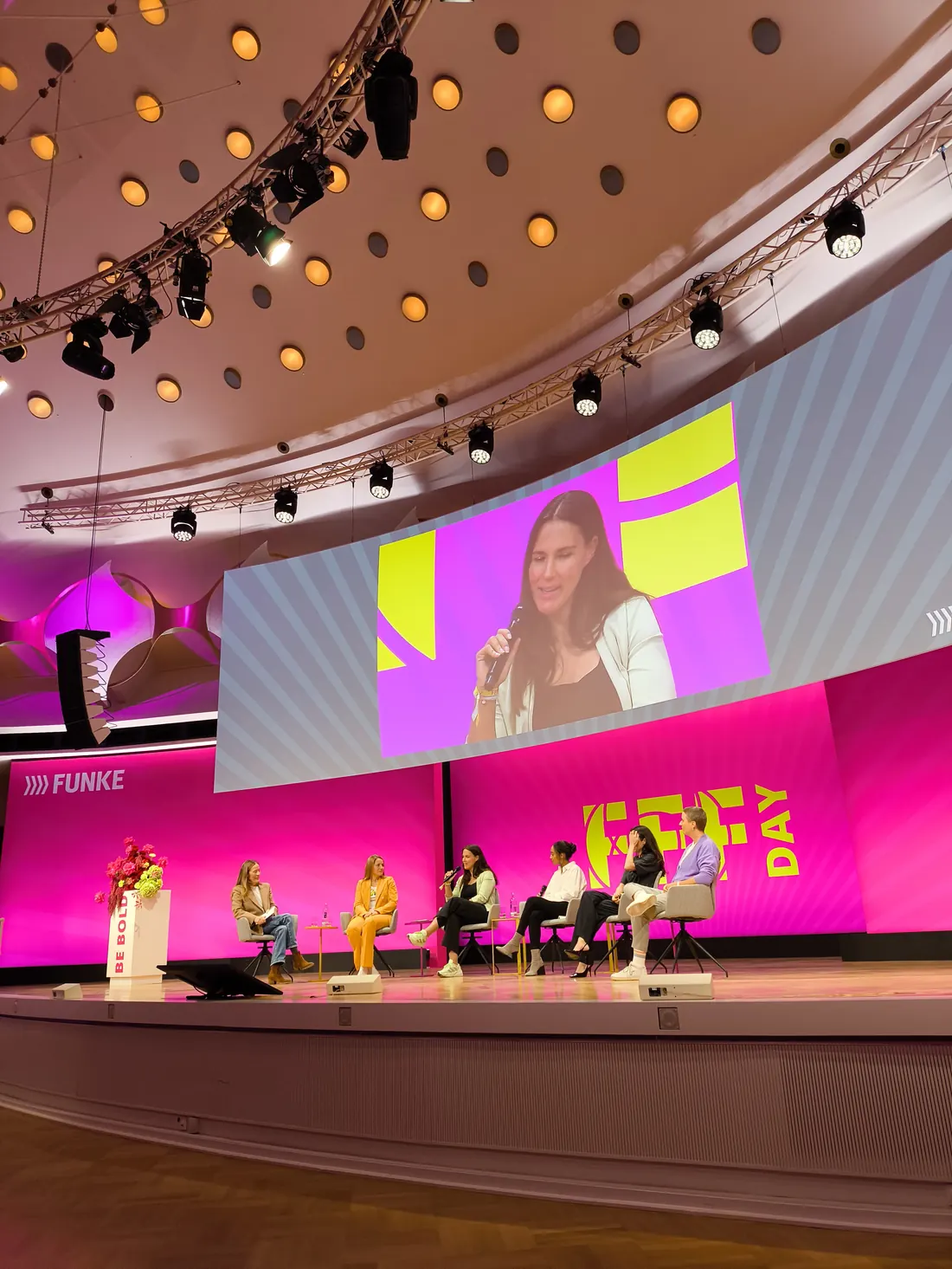 View of the hall at FFF Day